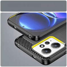 Havana Silikonski ovitek za Xiaomi Redmi 12 4G - mat carbon črn