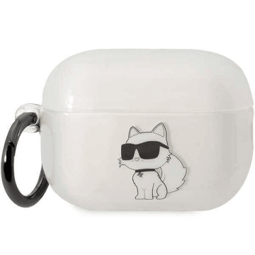 Karl Lagerfeld AirPods Pro 2 - Choupette - prozoren ovitek - KLAP2HNCHTCT