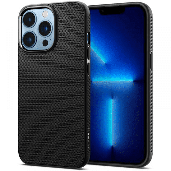 Spigen Liquid Air silikonski ovitek za iPhone 15 Pro črn