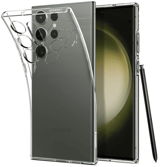 Onasi Ultra tanek silikonski ovitek za Samsung Galaxy S25 Ultra 5G - prozoren