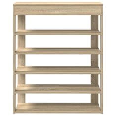 Vidaxl Regal za čevlje sonoma hrast 80x30x98 cm inženirski les