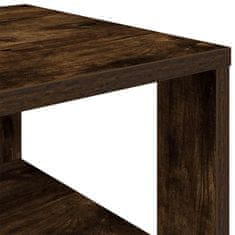 Vidaxl Regal za čevlje dimljen hrast 61x32x70 cm inženirski les