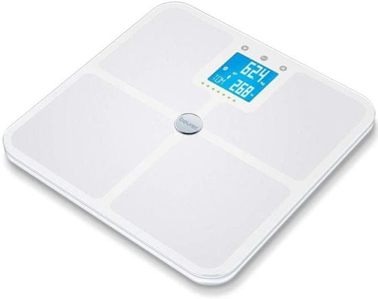 Beurer BF 950 BT Diagnostična tehtnica z analizo telesne sestave, bela Bluetooth
