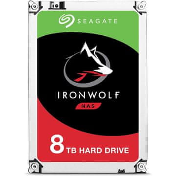 Seagate IronWolf NAS 8TB 3,5'' SATA3 256MB 7200rpm ST8000VN004 trdi disk