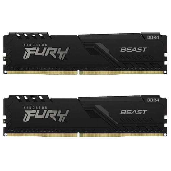 Kingston Fury Beast 64GB (2x32GB) 3200MHz DDR4 CL16 KF432C16BBK2/64 ram pomnilnik