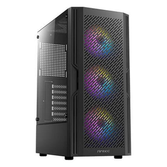 Antec AX20 Midi-T ATX RGB (0-761345-10060-1) okno gaming črno ohišje