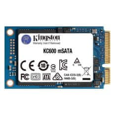 Kingston KC600 512GB mSATA SATA3 (SKC600MS/512G) SSD