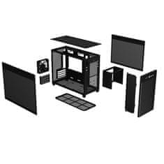 ASUS Prime AP201 MicroATX črno ohišje