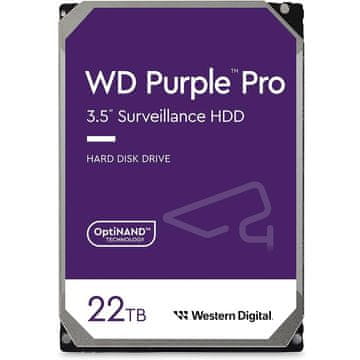 WD PURPLE PRO 22TB 3,5" SATA3 512MB 7200rpm (WD221PURP) trdi disk