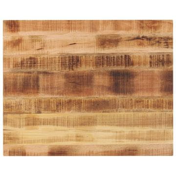 shumee vidaXL Mizna plošča 90x80x3,8 cm pravokotna grob trden mangov les