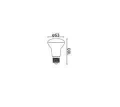 Berge LED žarnica - E27 - R63 - 12W - 1030Lm - nevtralna bela