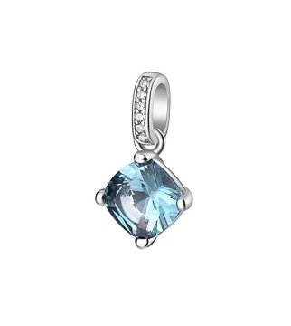 Brosway Srebrn obesek z modrim cirkonom Fancy Cloud Light Blue FCL18