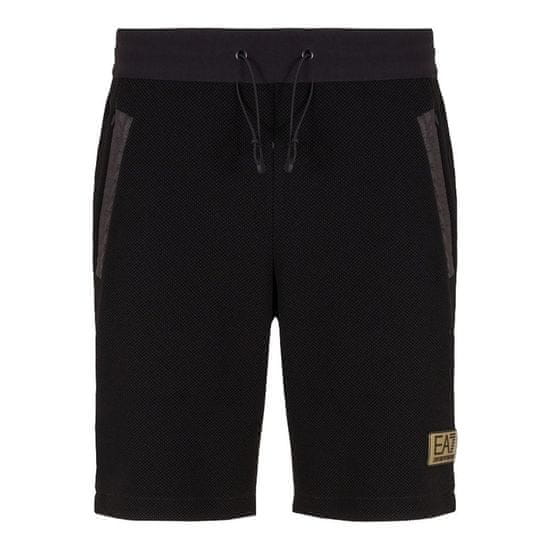Emporio Armani Hlače črna Emporio Ea7 Pentru Barbati Train Gold Label