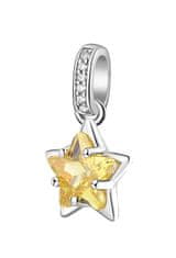 Brosway Srebrn obesek Star Fancy Energy Yellow FEY21