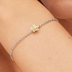 Brosway Srebrna zapestnica Star Fancy Energy Yellow FEY95