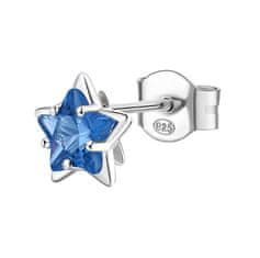 Brosway Srebrn enojni uhan Star Fancy Freedom Blue FFB91