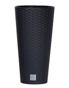 Prosperplast Cvetlični lonec Rato Tubus z vložkom antracit 20 cm