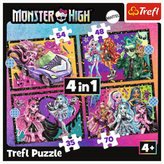 Trefl Monster High Puzzle: Elektrifying Day 4v1 (35, 48, 54, 70 kosov)