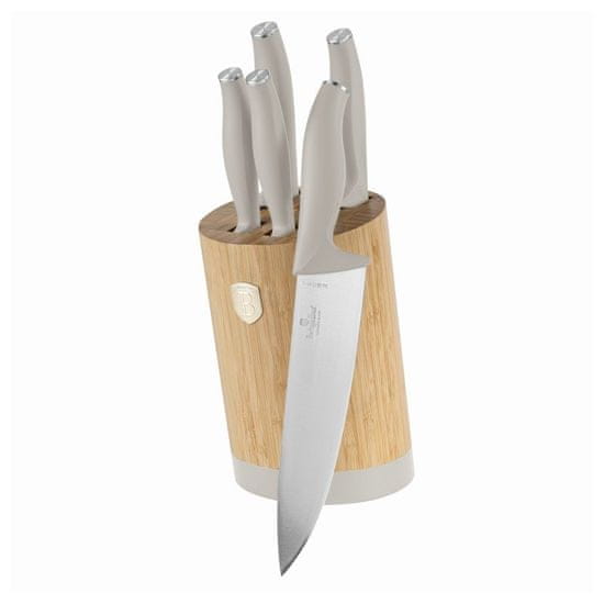 Berlingerhaus Komplet nožev s stojalom BAMBOO 6 kosov Sahara Collection BH-2755