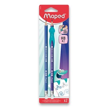 Maped Komplet grafitnih svinčnikov Kidy Learn Finger Guide 2 kosa