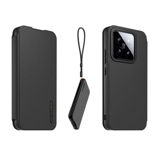 Noname Izdelano za Xiaomi Knjižni ovitek s torbico za Xiaomi 14 Black