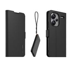 Noname Izdelano za Xiaomi Knjižno stojalo s Poutkem za Xiaomi Redmi Note 13 Pro+ 5G Black