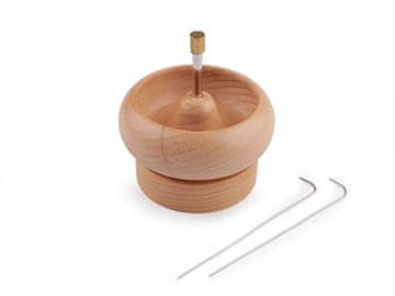 Lesen mlinček za nitkanje ročajev Ø9 in 10 cm z iglo, naravni