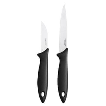 Fiskars Kuhinjski noži iz nerjavečega jekla, komplet, 11 in 7 cm, 2 kosa