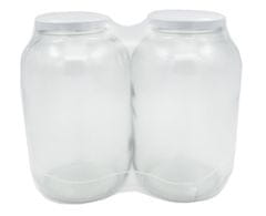 Vetropack Kozarec 3720ml TWIST 100 + pokrovi (2 kosa)