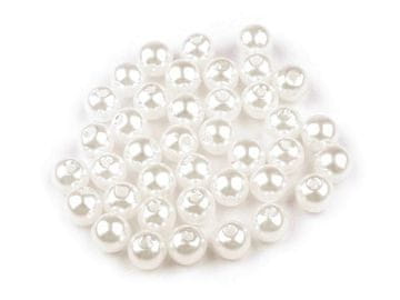 Plastične voščene kroglice / biseri Glance Ø6 mm - F1 biser svetlo (20 g)