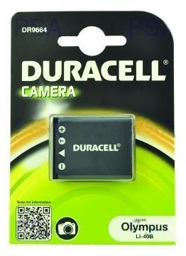 Duracell Baterija - DR9664 za Olympus, Nikon NP-45, črna, 630 mAh, 3,7 V