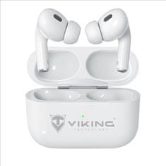 Viking Brezžične slušalke Bluetooth AIR PLUS/ANC/BT/Wireless/White