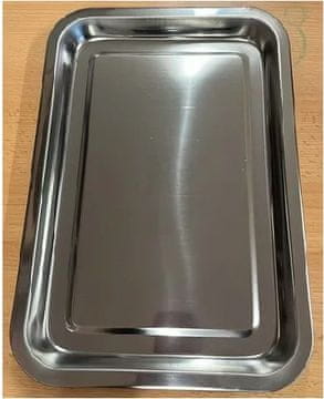 Pladenj iz nerjavečega jekla 36x27cm INOX