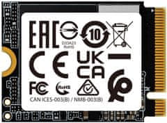 A-Data GAMMIX S55 512 GB SSD / Notranji / PCIe Gen4x4 M.2 2230