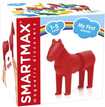 SmartMax Magnetni gradbeni set Moje prve živali: konj 3 kosi