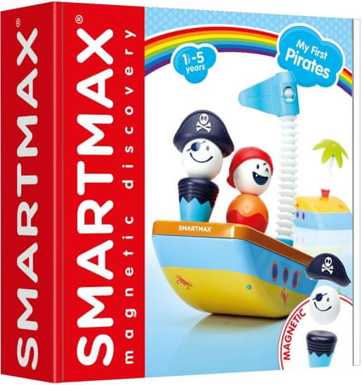 SmartMax Magnetni komplet Moji prvi pirati 10 kosov