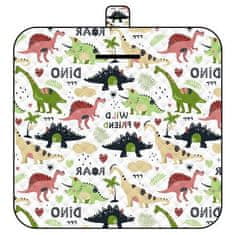 Merco Dinozaver XXL odeja za piknik 200 x 200 cm pakiranje 1 kos