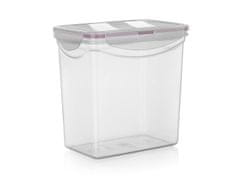 Banquet Hermetični kozarec LARA pravokotni 3,0l plastika