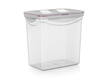 Banquet Hermetični kozarec LARA pravokotni 3,0l plastika
