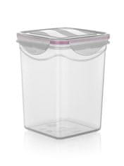 Banquet Hermetični kozarec LARA square 1,8l plastika