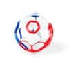 Igrača OBALL Oball RATTLE GOALS 10 cm rdeča, bela in modra 0m+