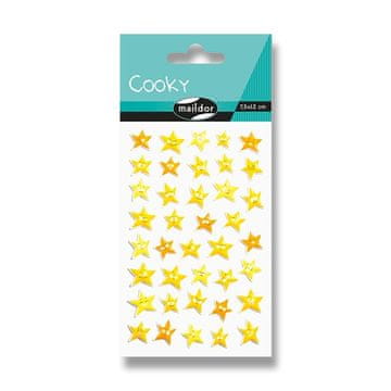 Maildor 3D Cooky nalepke - zvezde