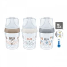 Nuk Perfect Match steklenička za dojenčke z uravnavanjem temperature 150 ml bela