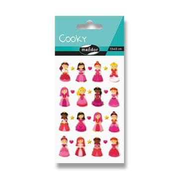 Maildor 3D Cooky nalepke - princese