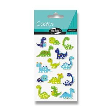 Maildor 3D Cooky nalepke - dinozavri