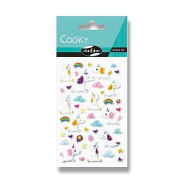 Maildor 3D Cooky nalepke - Unicorns