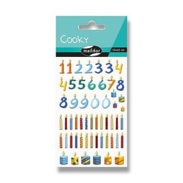 Clairefontaine Maildor 3D Cooky nalepke - Sveče