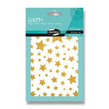 Maildor Glitty nalepke - zvezde