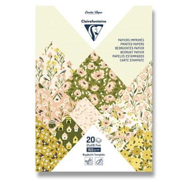 Clairefontaine Komplet papirjev Origami Spring A4 - 20 listov