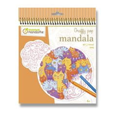 Avenue Mandarine Barvanje stran Graffy Pop Mandala mačke